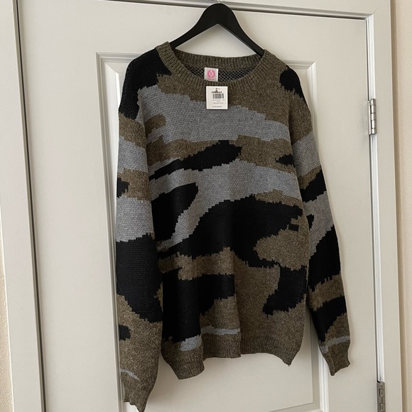 Camo knit sweater - Picture 1 of 4